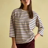 Amelia Oat Top with 3/4 Length Sleeves
