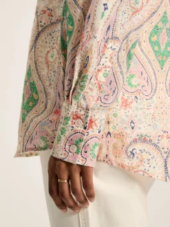 Amilla Multi 100% Linen Shirt