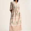 Anais Multi Paisley Printed Maxi Dress