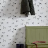 Antique Creme Sketchy Dogs 10M Wallpaper