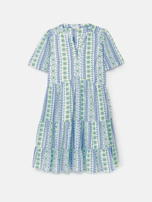 Ariella Blue Cotton Dress
