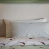 Balmoral Set of 2 Green 100% Cotton Standard Pillowcases