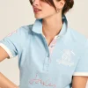 Beaufort Blue Short Sleeve Cotton Polo Shirt