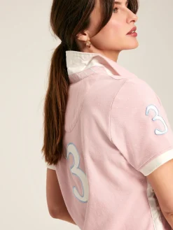 Beaufort Pink Short Sleeve Cotton Polo Shirt