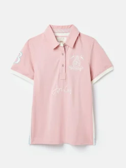 Beaufort Pink Short Sleeve Cotton Polo Shirt