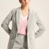 Belmont Cream/Navy Seersucker Boating Blazer