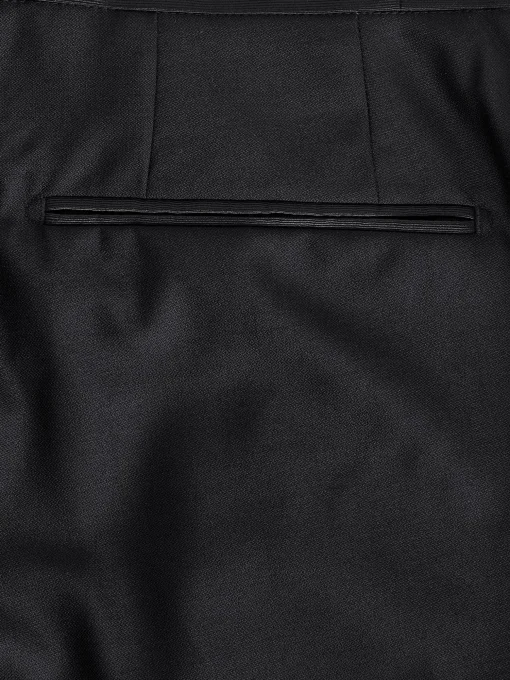 Black Slim Fit Tuxedo Suit Trousers