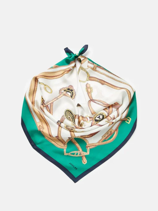 Bloomfield Cream Silk Square Scarf