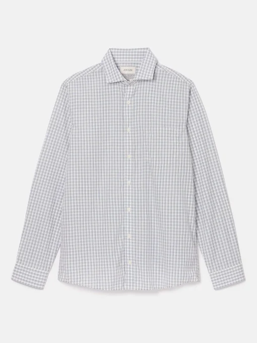 Blue Check Cotton Shirt