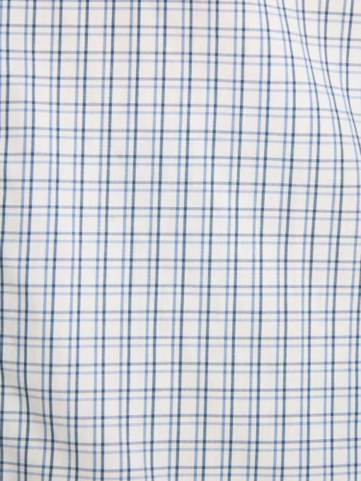 Blue Check Cotton Shirt