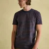Boathouse Brown & Navy Jersey Crew Neck T-Shirt