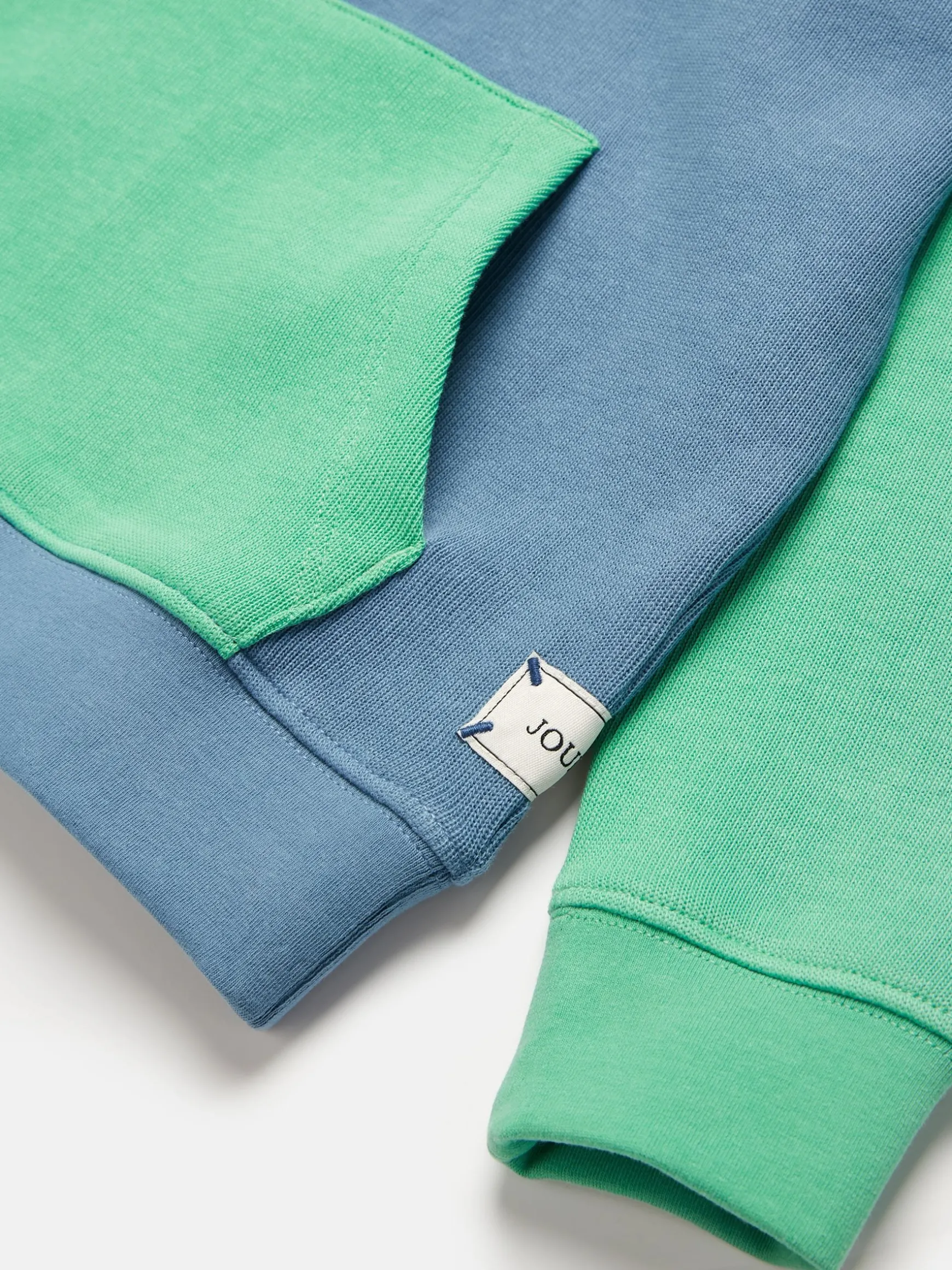 Boys' Alistair Blue Boys' Quarter Zip Sweatshirt