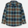 Boys' Buchanan Blue Checked Shirt