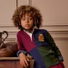 Boys' Kick Off Multi Grandad Collar Rugby Shirt