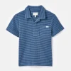 Boys' Otto Blue Towelling Polo Shirt