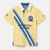 Boys' Tournament Yellow Rugby Jersey Polo Shirt