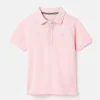Boys' Woody Pink Pique Cotton Polo Shirt