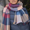 Bracewell Checked Blanket Scarf