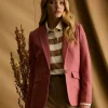 Bramble Pink Tweed Blazer