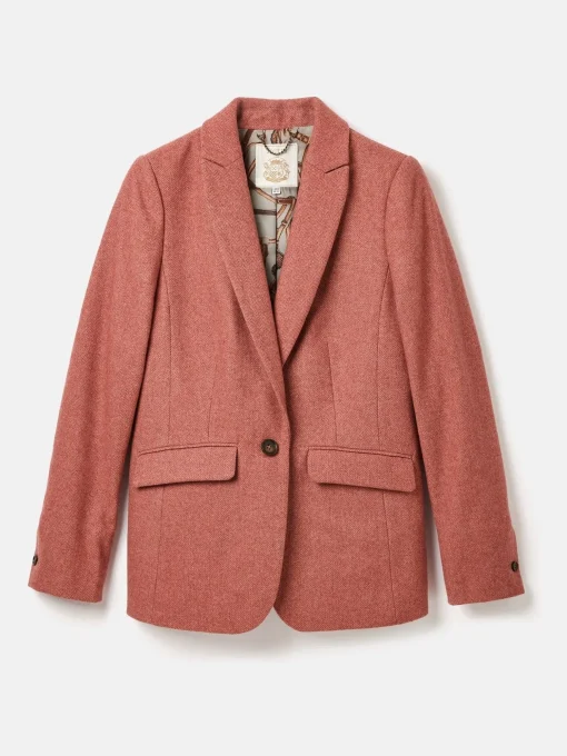 Bramble Pink Tweed Blazer