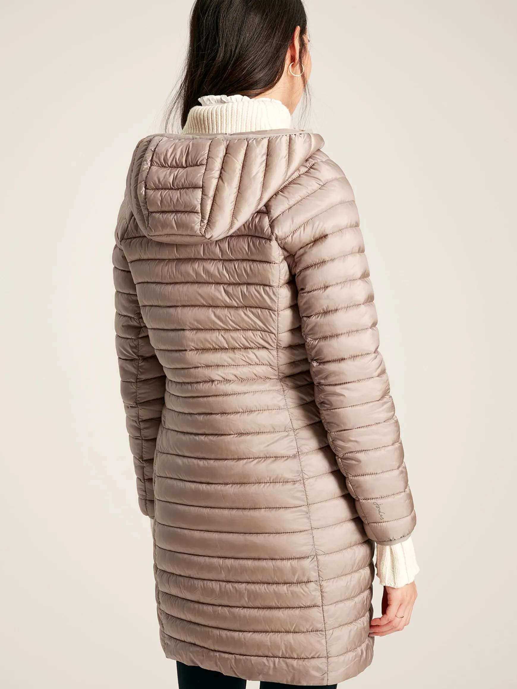 Bramley Pearl Showerproof Long Packable Padded Coat