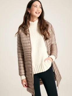 Bramley Pearl Showerproof Long Packable Padded Coat