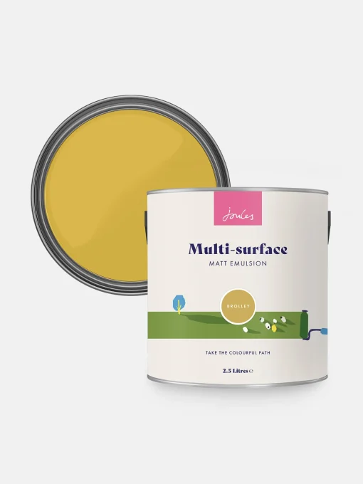 Brolley Yellow Multi Surface Matt Emulsion