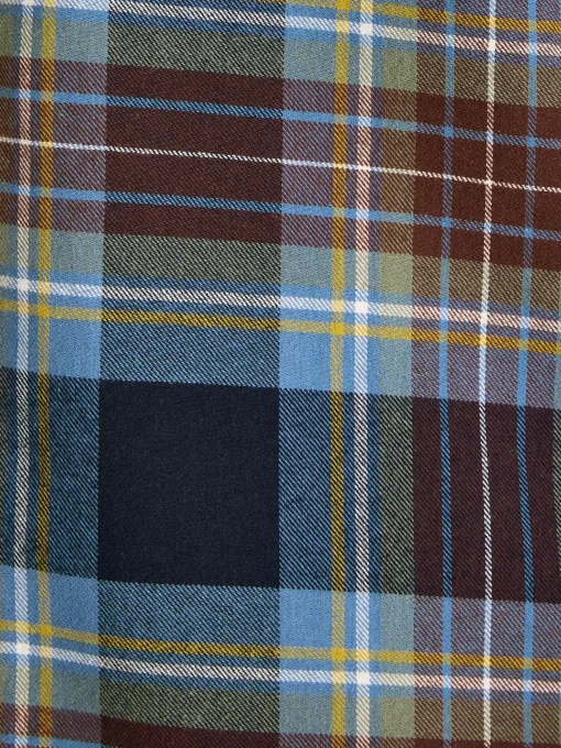 Buchanan Blue Soft Brushed Cotton Check Shirt