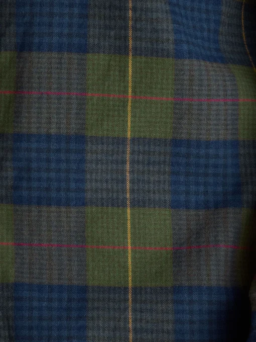 Buchanan Green Soft Brushed Cotton Check Shirt