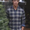 Buchanan Navy Blue Soft Brushed Cotton Check Shirt