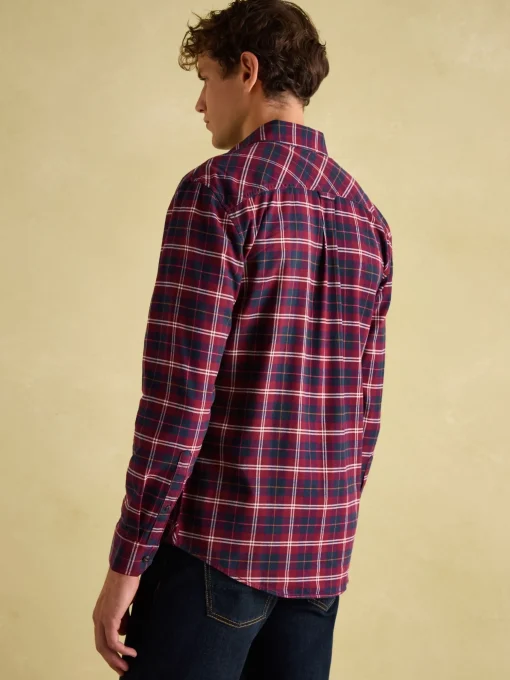 Buchanan Red Soft Brushed Cotton Check Shirt