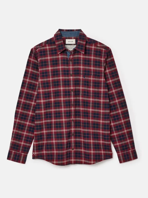 Buchanan Red Soft Brushed Cotton Check Shirt