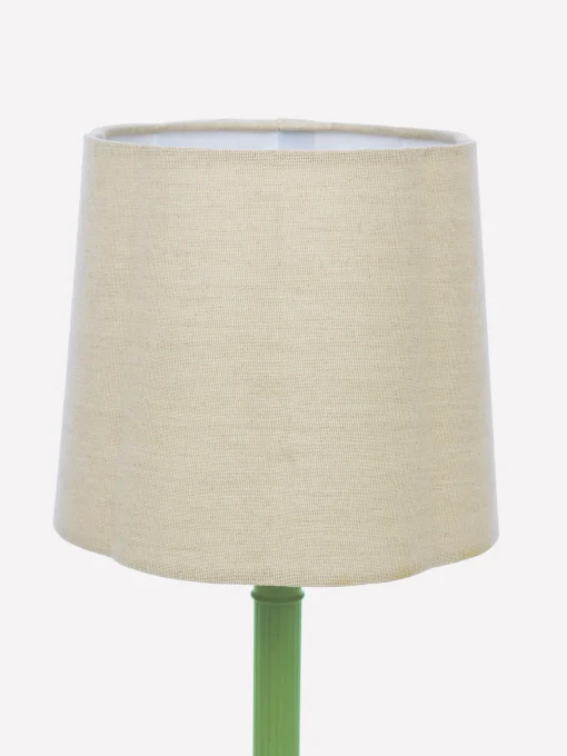 Buscot Green Square Base Table Lamp