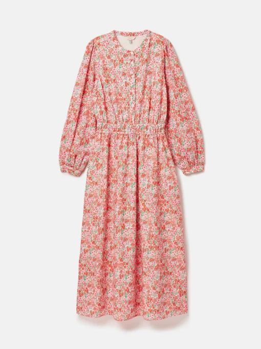 Cassie Pink Broderie Maxi Dress