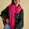 Caversham Bright Pink Knitted Scarf