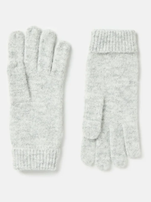 Caversham Grey Knitted Gloves
