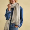 Caversham Grey Knitted Scarf