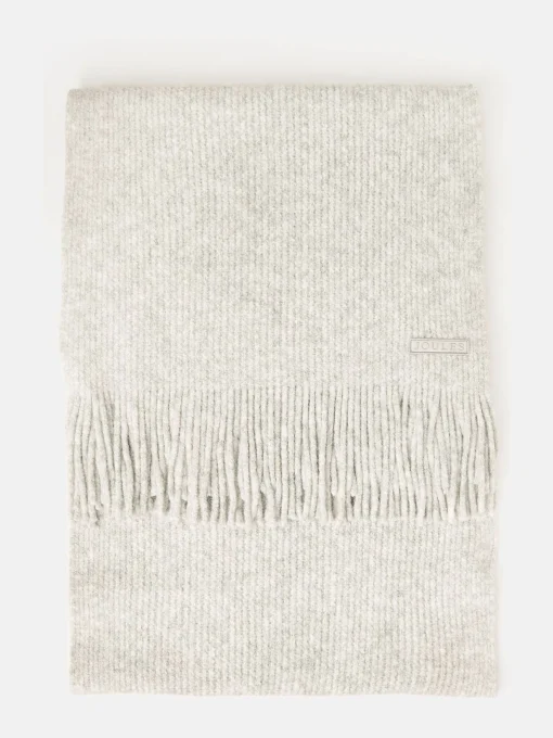 Caversham Grey Knitted Scarf