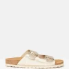 Celeste Gold Double Strap Sandals
