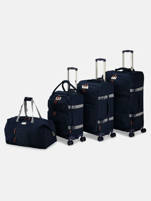 Coast Navy Cabin 4 Wheel Soft Suitcase