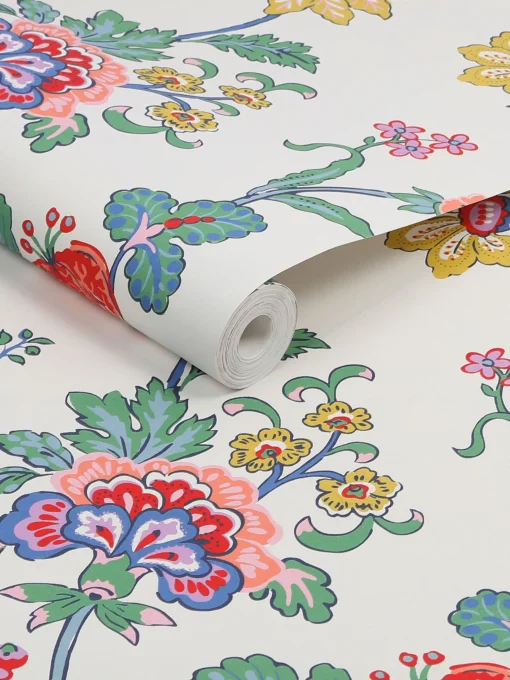 Cream Vine Cottage Floral 10M Wallpaper