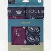 Crown Joules Navy/Purple Pack of Two Cotton Boxers
