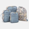Damask Print Set of Four Packing Cubes