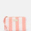 Daphne Pink & Orange Striped Wrist Purse
