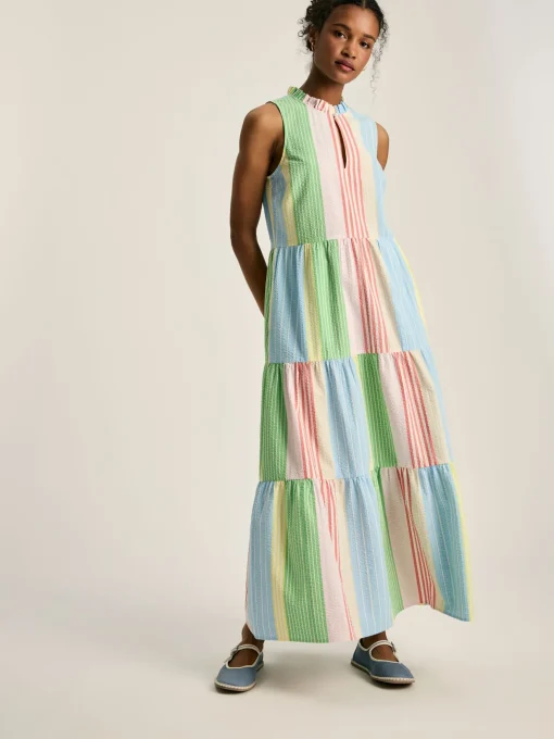 Dolcie Multi Seersucker Maxi Sundress