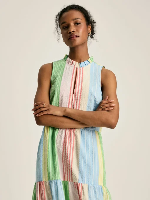 Dolcie Multi Seersucker Maxi Sundress