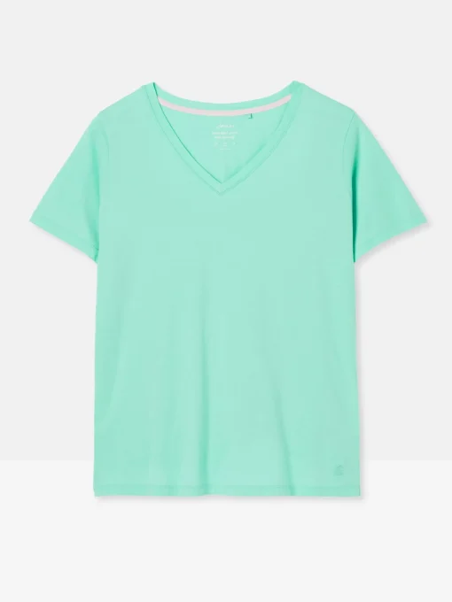 Emily Blue V Neck T-shirt