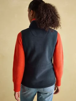 Fairbourne Navy Fleece Gilet