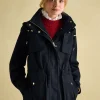 Fairford Navy Waterproof Raincoat with Hood