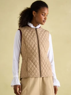 Fieldcoat Luxe Brown Fieldcoat Luxe 3-in-1 Brown Tweed Coat with Removable Quilted Gilet